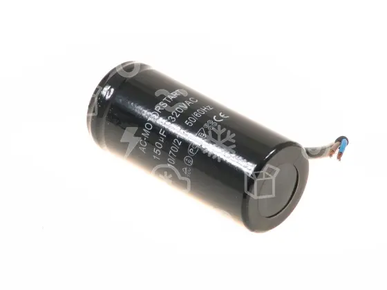 kondenzátor rozběhový TC 544, 150 uF, 320V, d = 42x95 mm, kabel 25 cm
